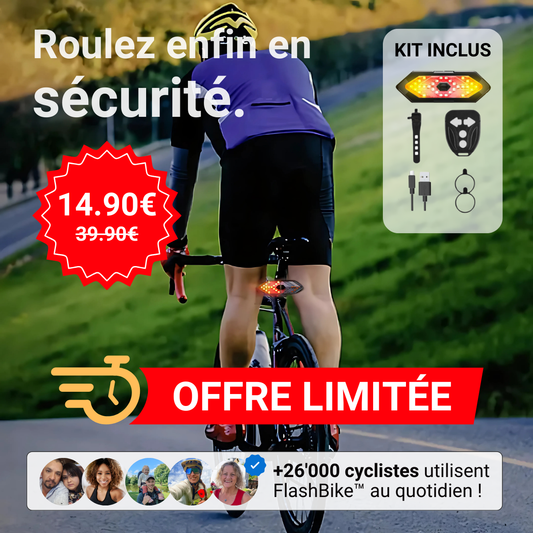 FlashBike™ | Clignotant Vélo (Kit complet) - 🚨14.90€🚨